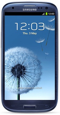 Смартфон Samsung Galaxy S3 GT-I9300 16Gb Pebble blue - Серов