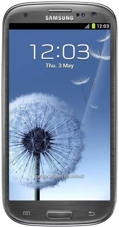 Смартфон Samsung Galaxy S3 GT-I9300 16Gb Titanium grey - Серов